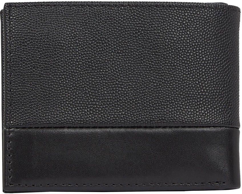 Calvin Klein Heren Leren Portemonnee Lente Zomer Collectie Black Heren