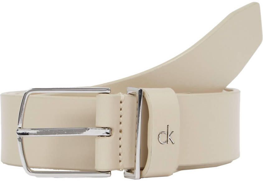 Calvin Klein leren riem beige - Foto 1