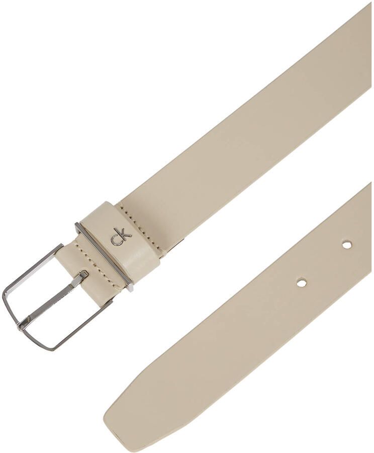 Calvin Klein leren riem beige - Foto 2