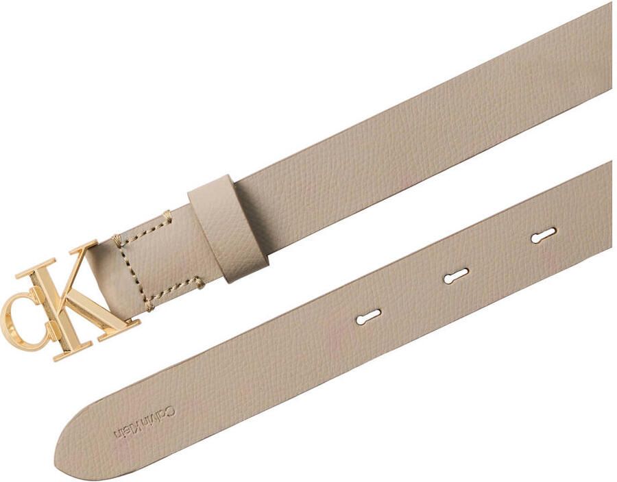Calvin Klein leren riem beige - Foto 2