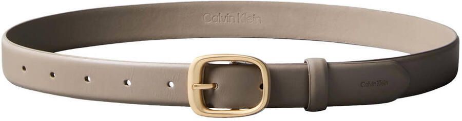 Calvin Klein leren riem beige - Foto 2