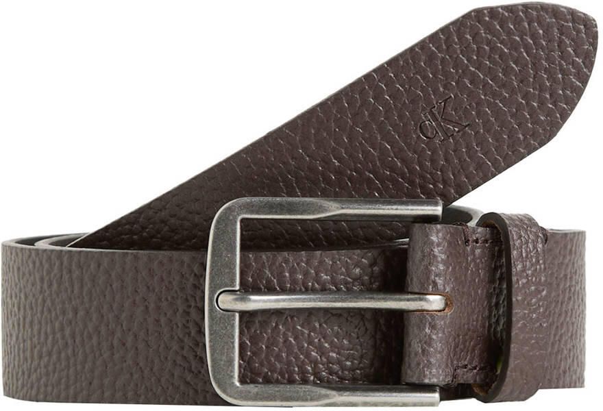 Calvin Klein Leren riem CLASSIC FLAT 35MM