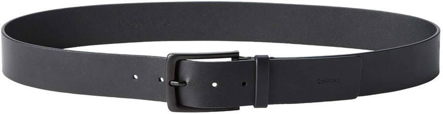Calvin Klein leren riem zwart - Foto 2