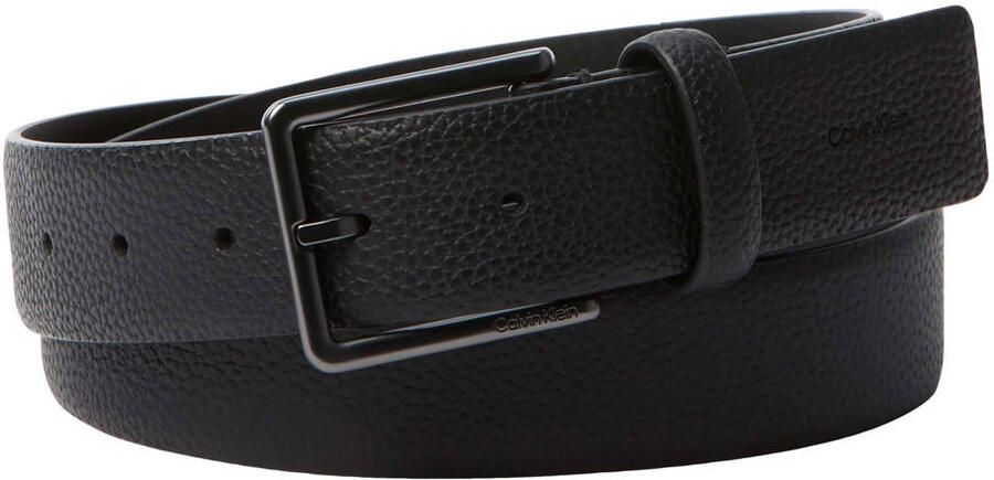 Calvin Klein leren riem zwart