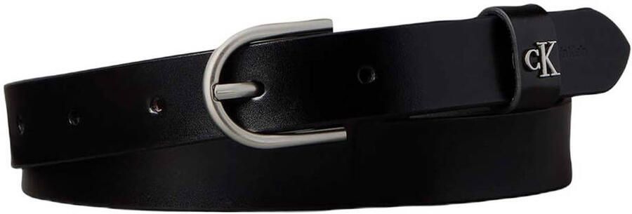CK Calvin Klein Riem van echt leer met logodetail