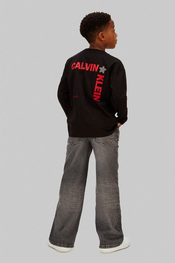 Calvin Klein longsleeve met backprint zwart - Foto 2