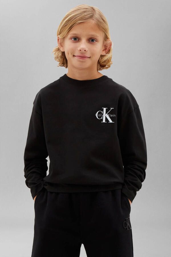 Calvin Klein longsleeve met logo zwart
