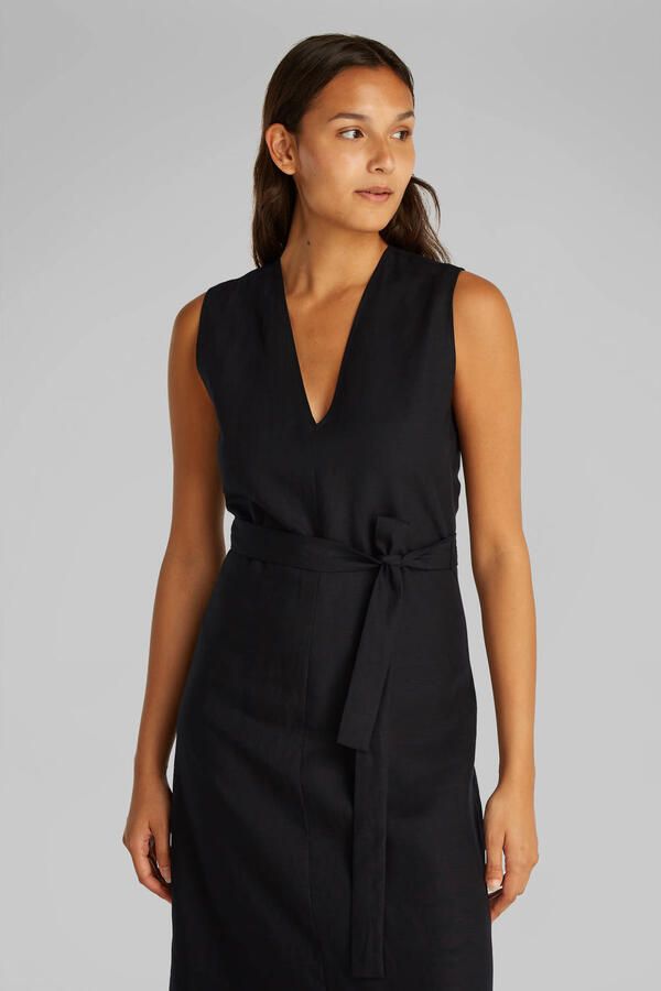 Calvin Klein midi jurk zwart
