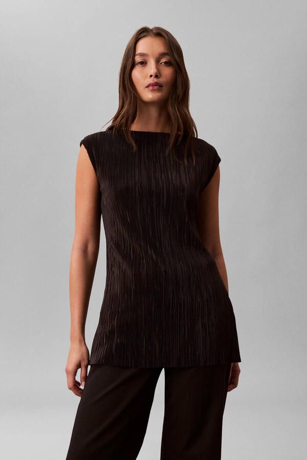 Calvin Klein mouwloze top zwart