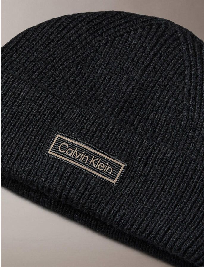 Calvin Klein Jeans Muts Patch Chunky Rib Cotton Docker B - Foto 2