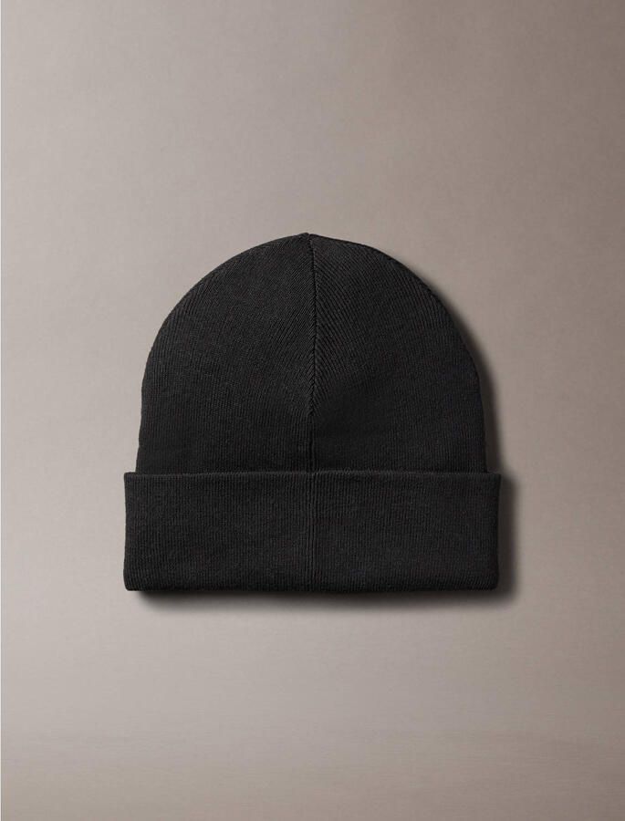 CK Calvin Klein Beanie van viscosemix met logostitching - Foto 2