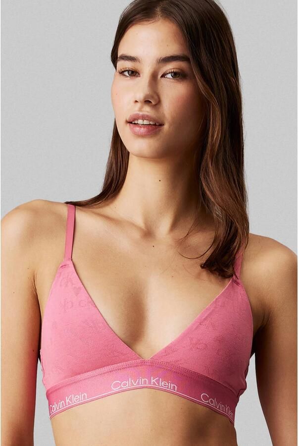 Calvin Klein Triangel-bh LIGHTLY LINED TRIANGLE met logo-onderbusteband - Foto 3