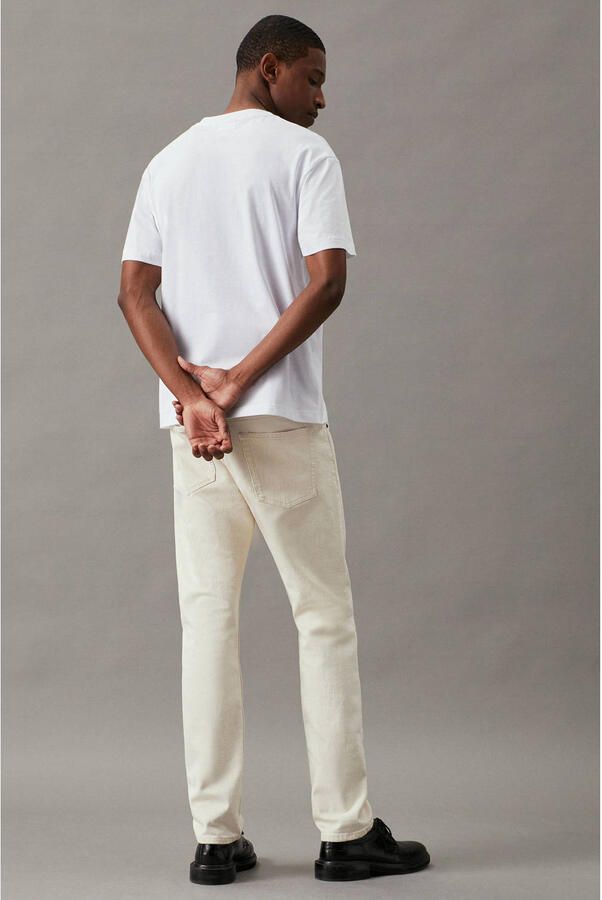 Calvin Klein regular fit T-shirt van katoen bright white