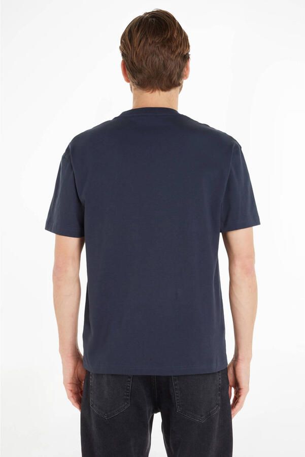 Calvin Klein regular fit T-shirt van katoen night sky - Foto 2