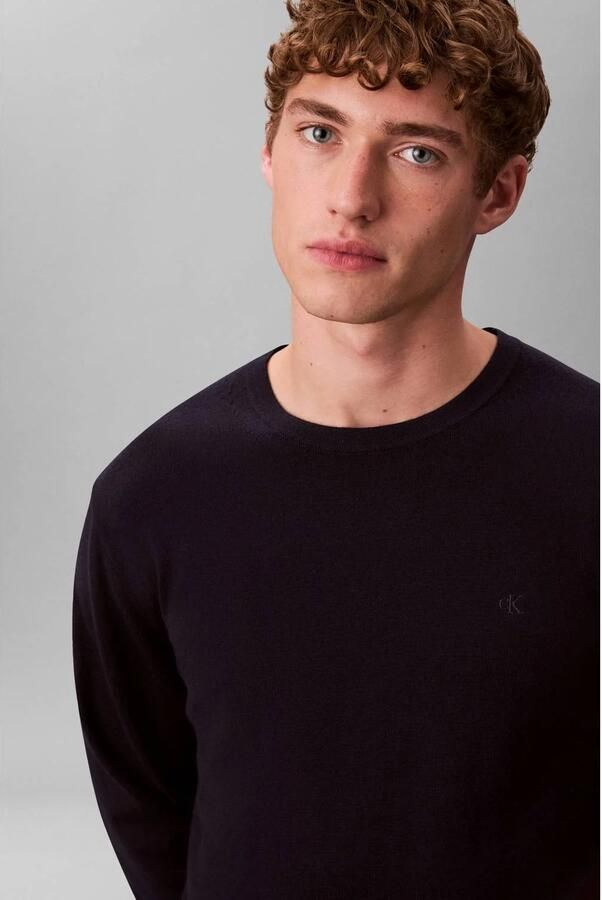 Calvin Klein Gebreide trui LS 100% MERINO CREW 14GG - Foto 2