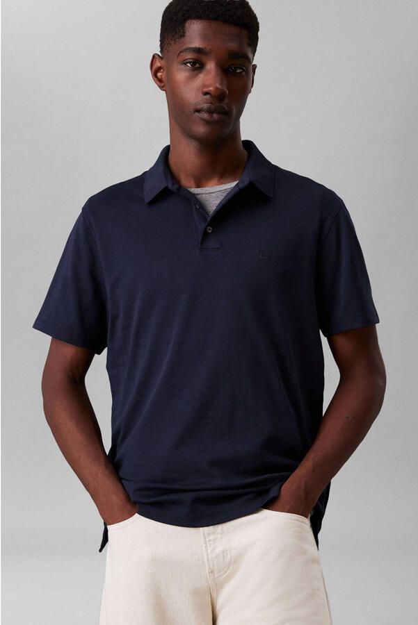 CK Calvin Klein Relaxed fit poloshirt met logostitching model 'SUPMA' - Foto 4