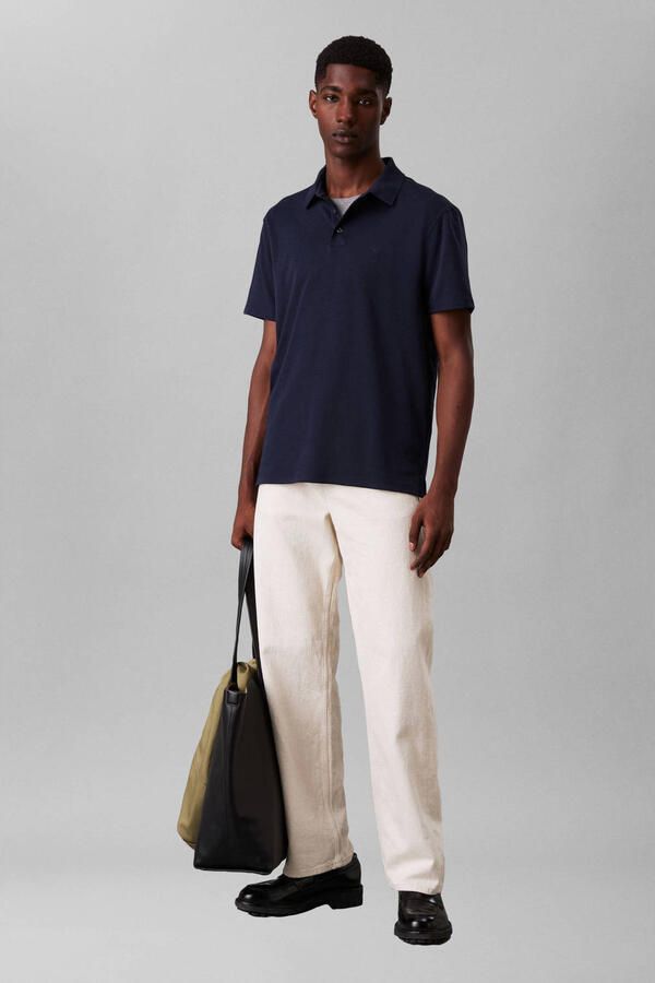 CK Calvin Klein Relaxed fit poloshirt met logostitching model 'SUPMA' - Foto 6