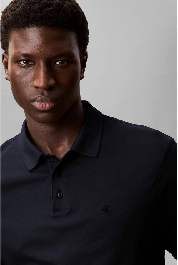 CK Calvin Klein Relaxed fit poloshirt met logostitching model 'SUPMA' - Foto 3