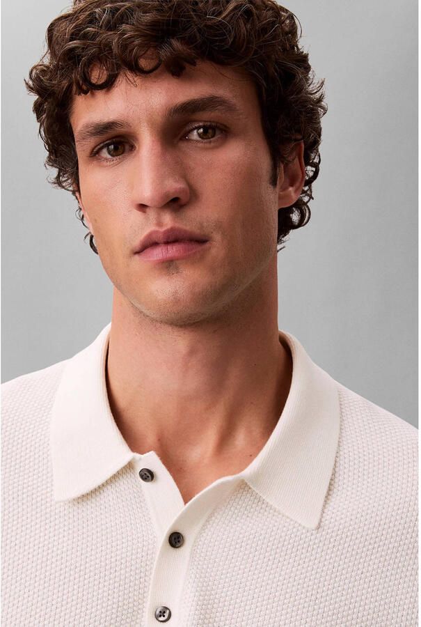 Calvin Klein regular polo ecru - Foto 2