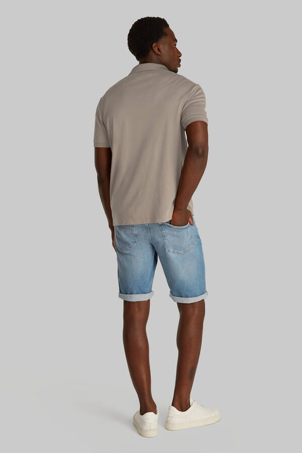 CALVIN KLEIN Heren Polo's & T-shirts Liquid Touch Welt Zip Polo Bruin - Foto 6