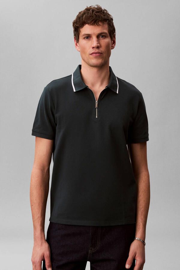 Calvin Klein regular polo petrol