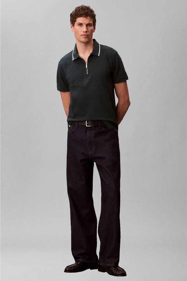Calvin Klein regular polo petrol - Foto 3