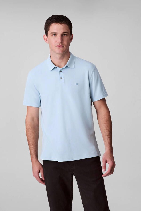 CK Calvin Klein Relaxed fit poloshirt met logostitching model 'SUPMA' - Foto 3