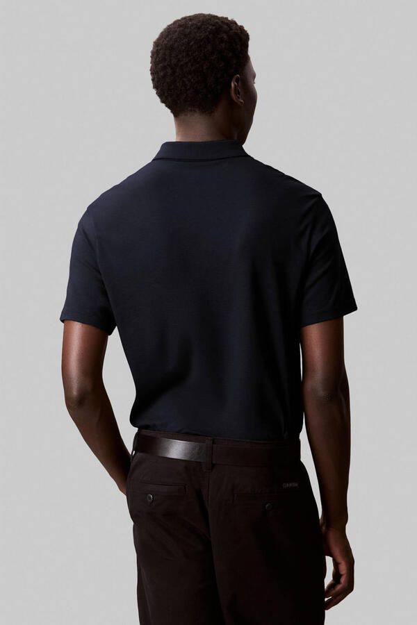 CK Calvin Klein Relaxed fit poloshirt met logostitching model 'SUPMA' - Foto 3