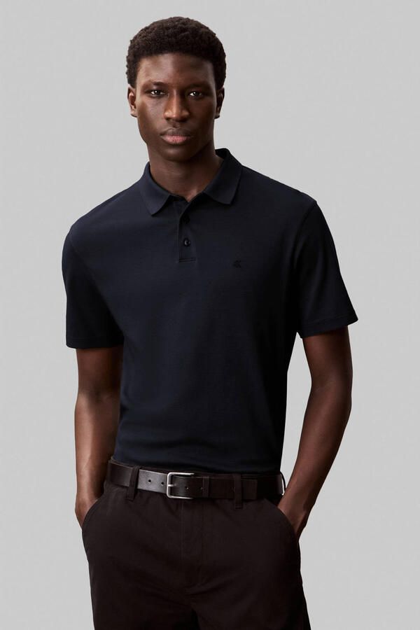 CK Calvin Klein Relaxed fit poloshirt met logostitching model 'SUPMA' - Foto 2