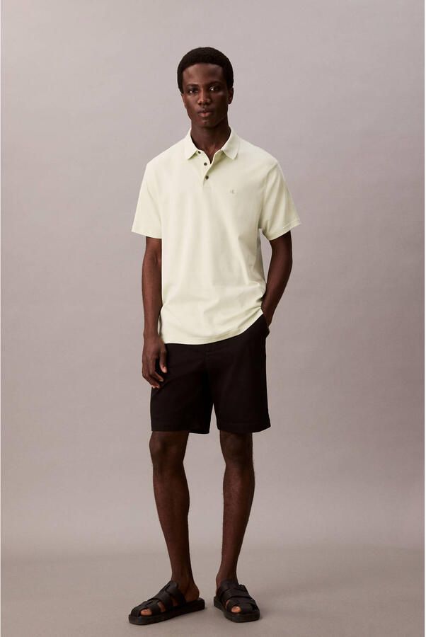 Calvin Klein regular polo SUPIMA lichtgroen - Foto 2