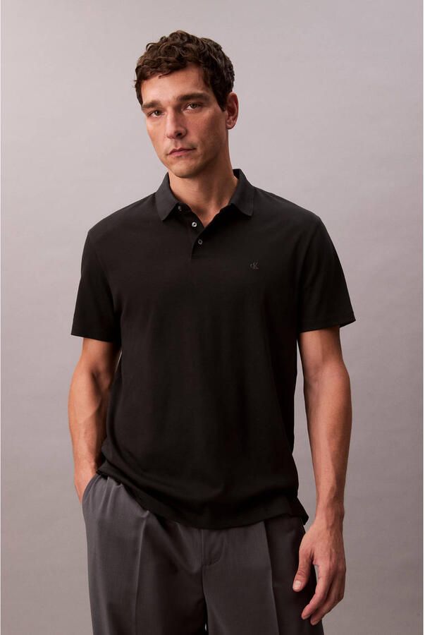 Calvin Klein Jeans Polo Shirt Korte Mouw SS SUPIMA CHEST EMB LV04LB276 - Foto 5