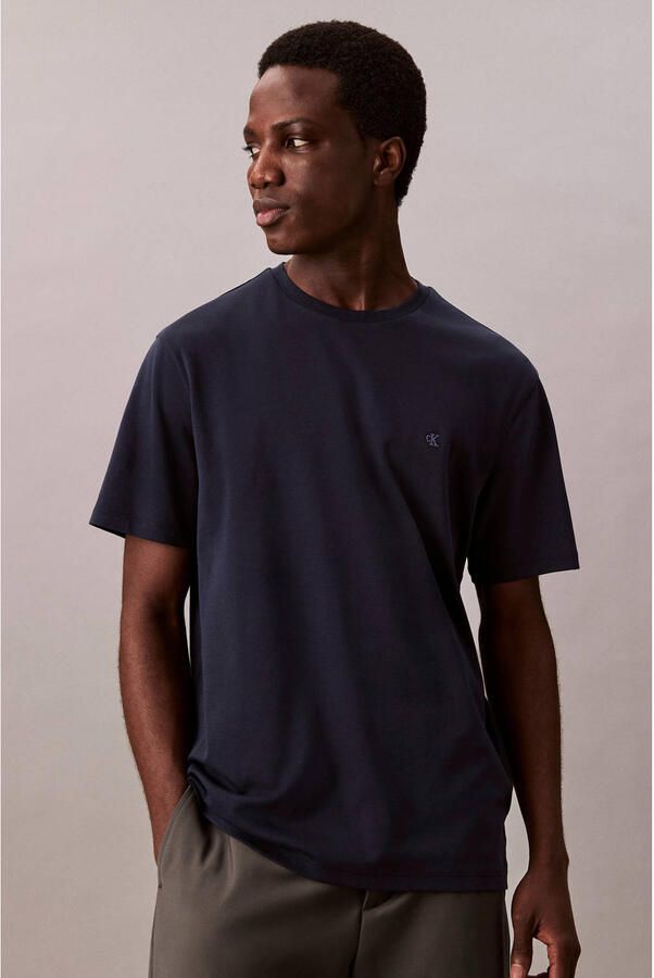 Calvin Klein Jeans T-shirt Korte Mouw SS SUPIMA CHEST EMB CREWNECK TEE
