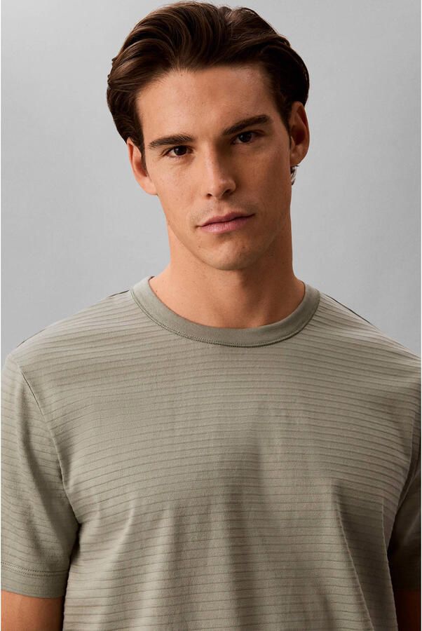 Calvin Klein regular T-shirt groen - Foto 2