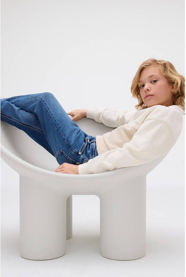 Calvin Klein Dad-jeans DAD AUTHENTIC STONE BLUE voor kinderen tot 16 jaar