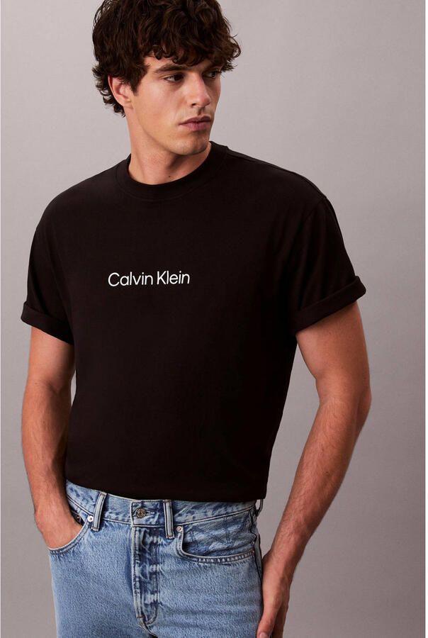 Calvin Klein relaxed T-shirt zwart