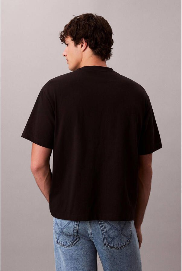 Calvin Klein relaxed T-shirt zwart - Foto 2
