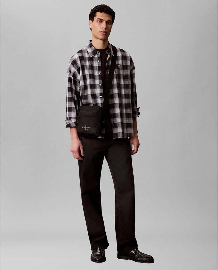 Calvin Klein schoudertas Bold Reporter zwart
