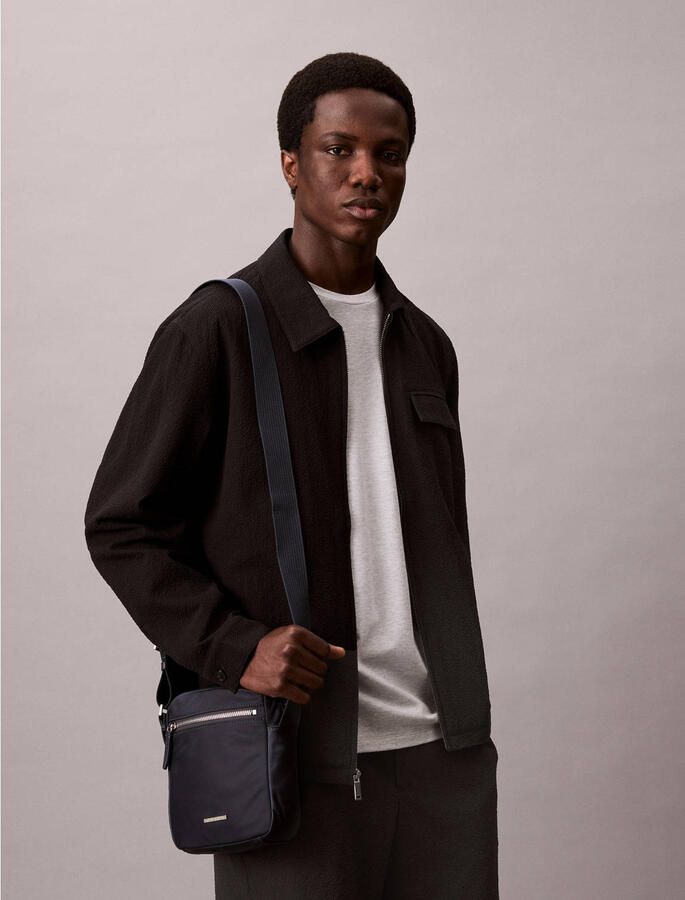 Calvin Klein Jeans Schoudertas SLEEK NYLON REPORTER LV04D3176G - Foto 2