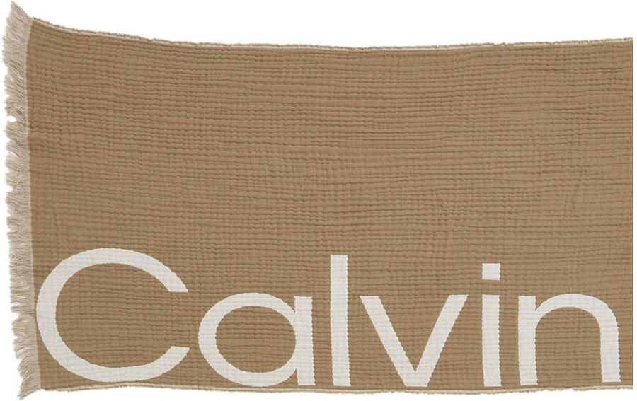 CK Calvin Klein Sjaal met franjes - Foto 2