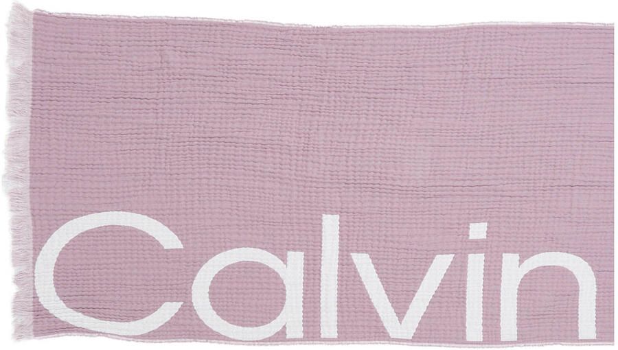 CK Calvin Klein Sjaal met franjes - Foto 2