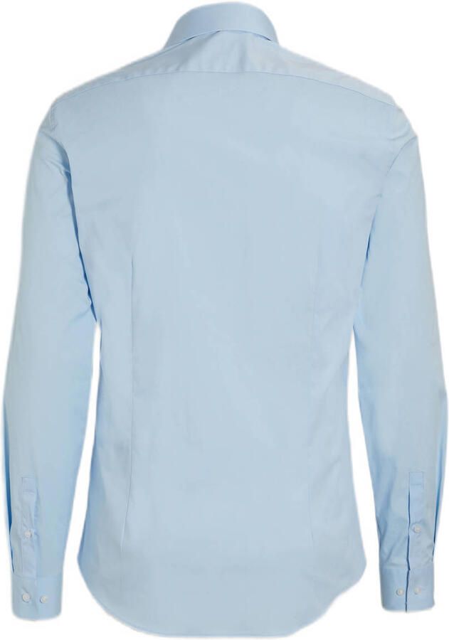 Calvin Klein Businessoverhemd POPLIN STRETCH SLIM SHIRT met kent-kraag logoprint op borsthoogte - Foto 6