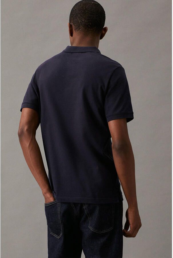 Calvin Klein Jeans Polo Shirt Korte Mouw Stretch Pique Slim B Chw - Foto 2