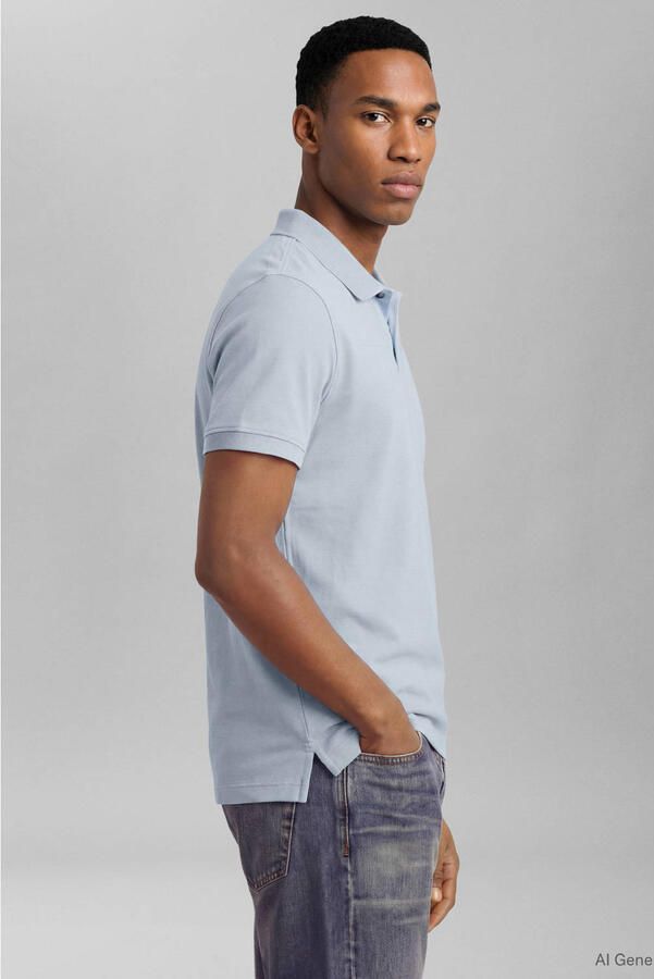 Calvin Klein slim polo lichtblauw - Foto 2