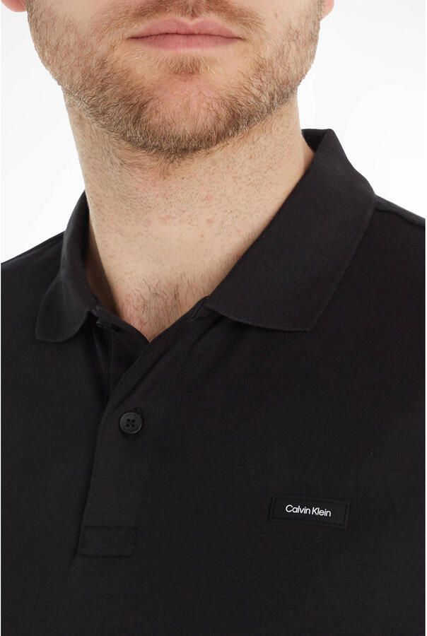 Calvin Klein slim polo zwart - Foto 3