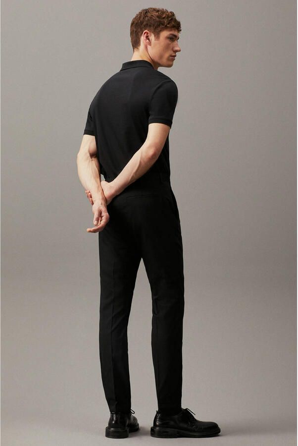 Calvin Klein slim polo zwart - Foto 3