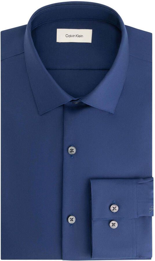 Calvin Klein Slim zakelijk overhemd donkerblauw