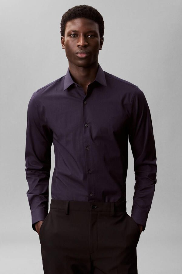 Calvin Klein Businessoverhemd SLIM ESNTL POPLIN NOS STR SLD