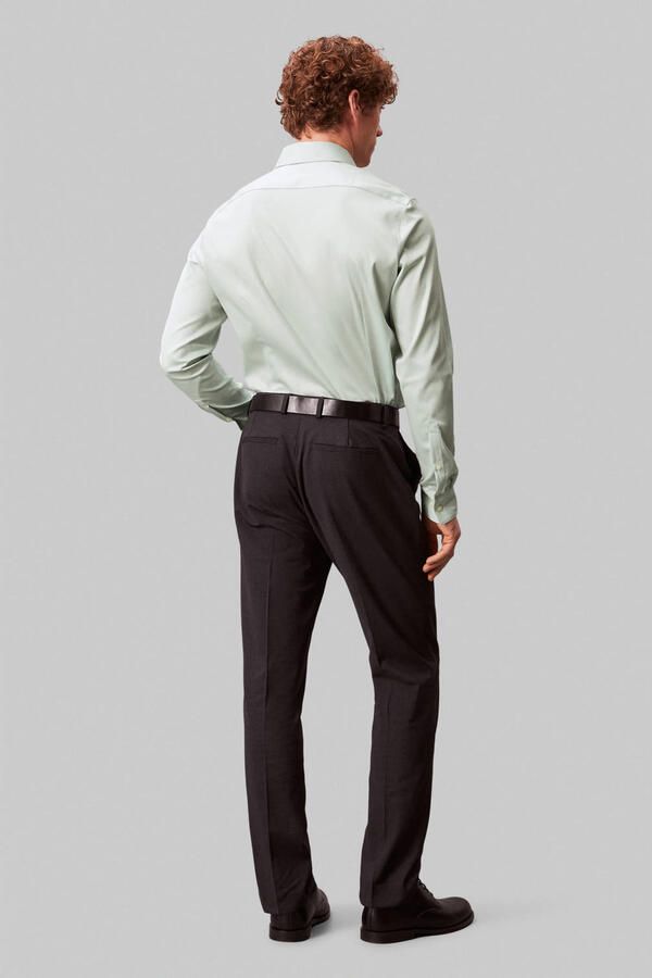 Calvin Klein slim zakelijk overhemd groen - Foto 2