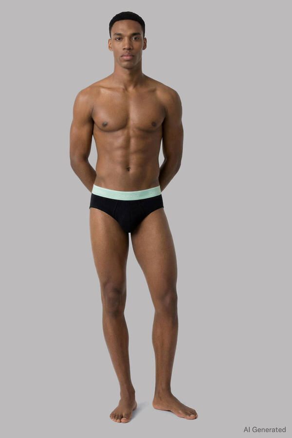 Calvin Klein Underwear Slip van katoenmix in een set van 3 stuks