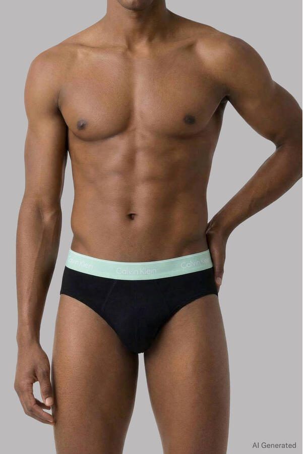 Calvin Klein Underwear Slip van katoenmix in een set van 3 stuks - Foto 2